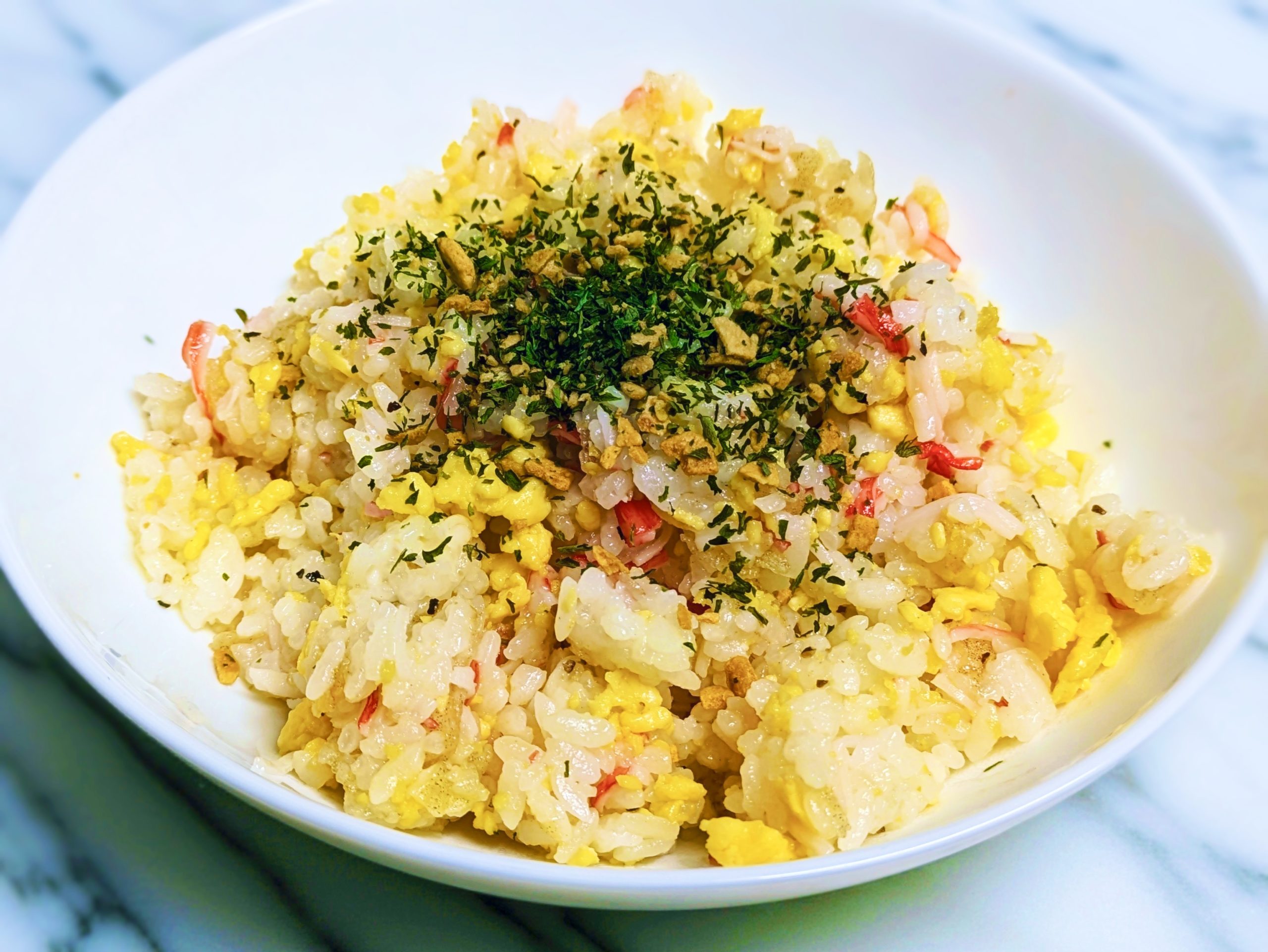 キューピー公式サイトのガーリックマヨチャーハン